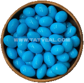 Blue Colored Almond Dragee